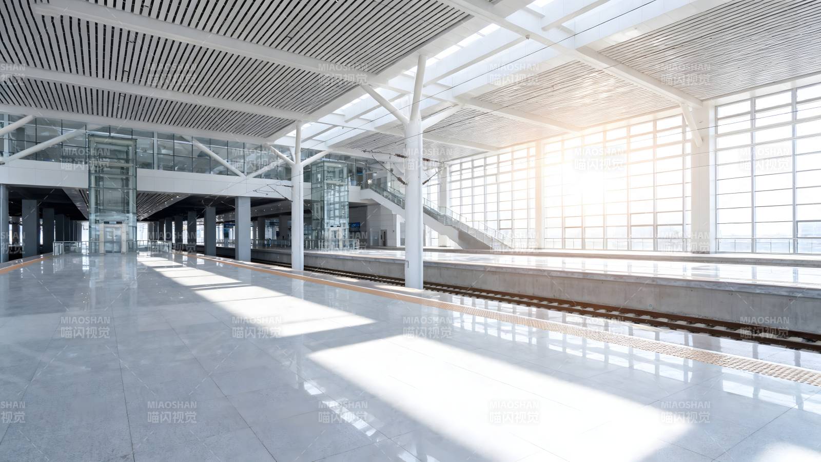 现代车站候车厅图片