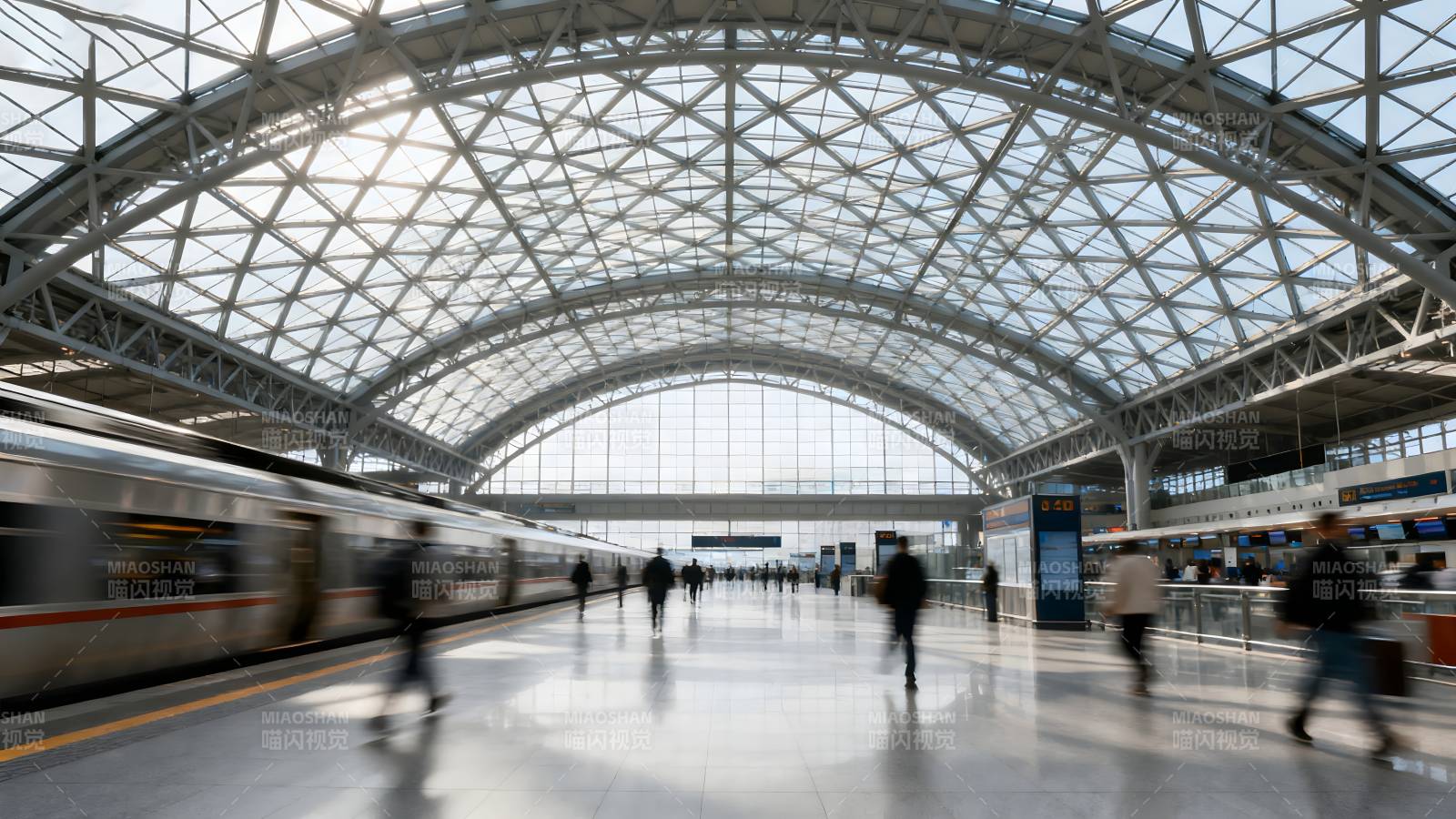 现代化车站大厅图片