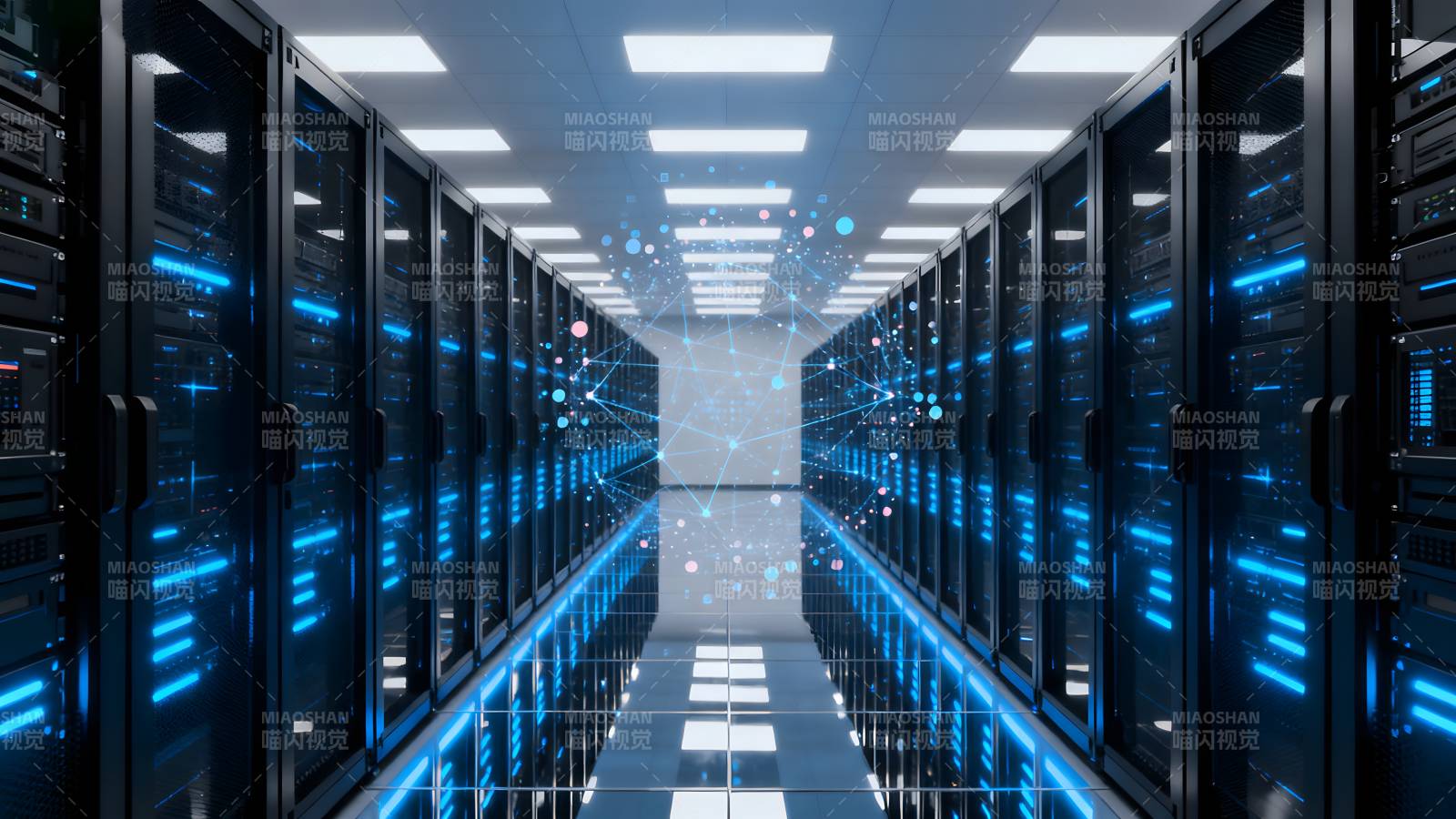 数据中心走廊图片