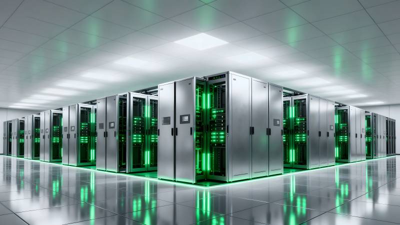 数据中心机房图片