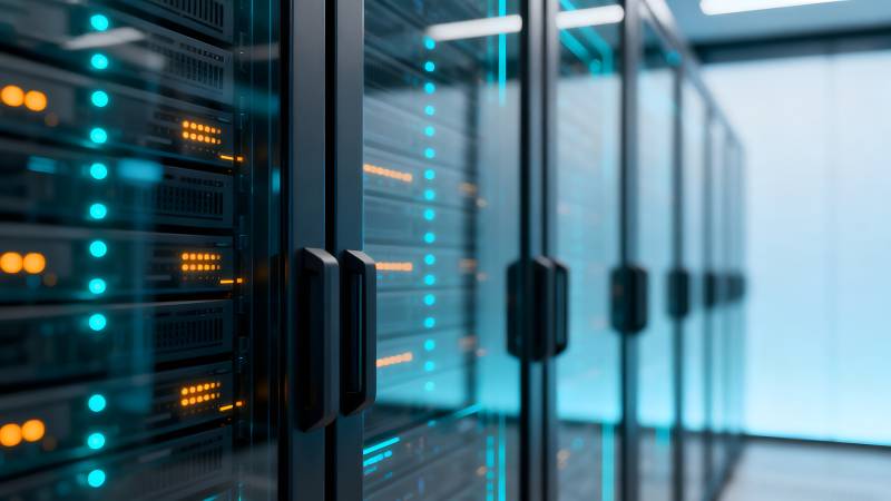 数据中心机柜图片