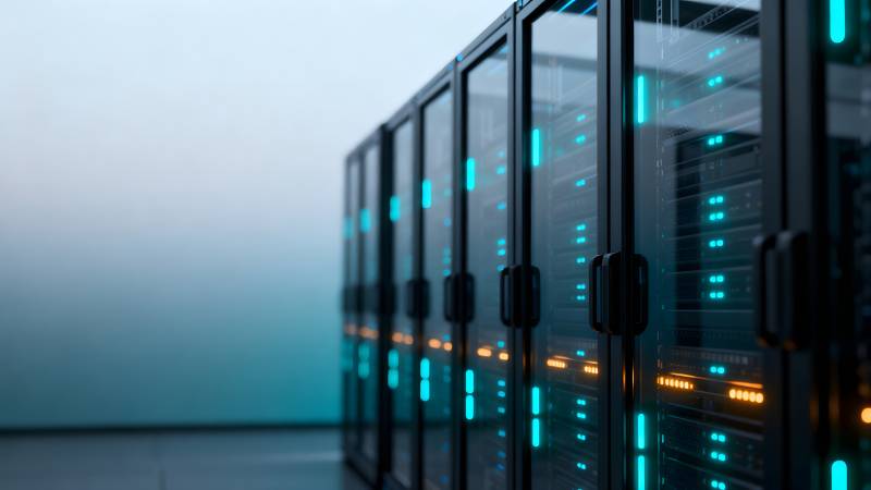 数据中心服务器机柜图片