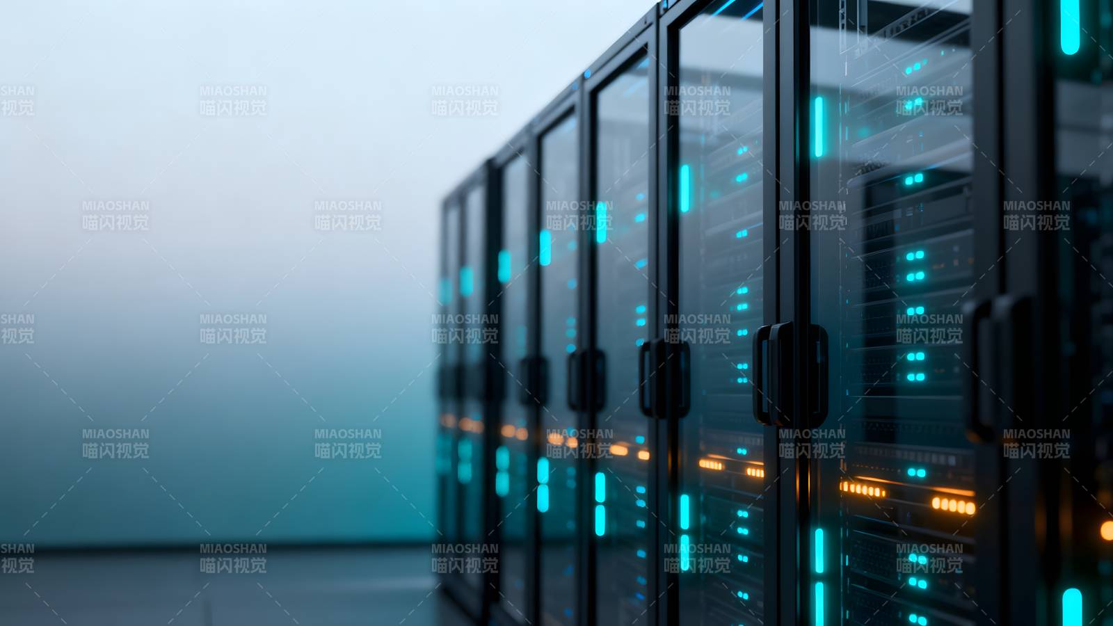 数据中心服务器机柜图片