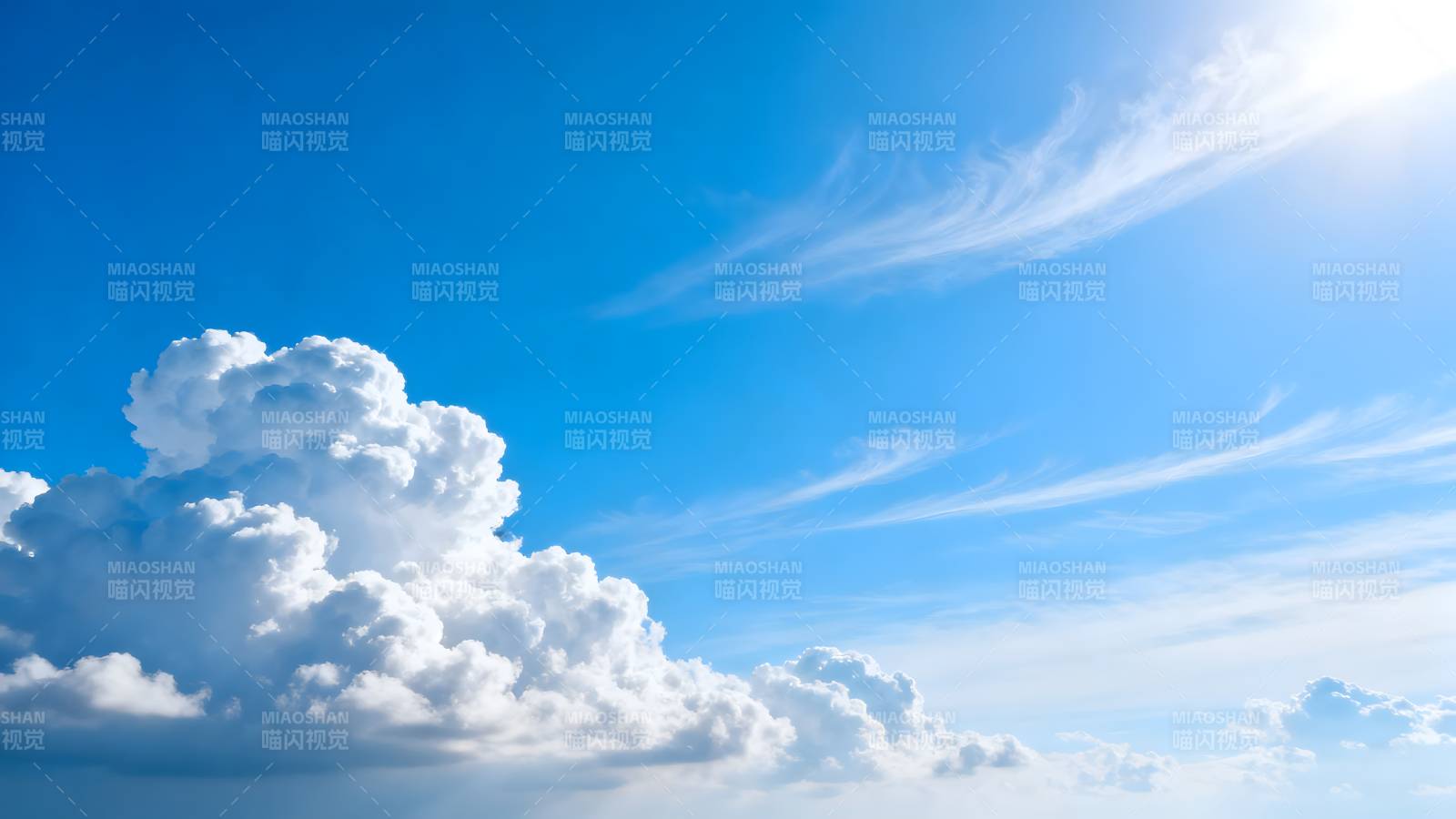 蓝天白云晴空图片