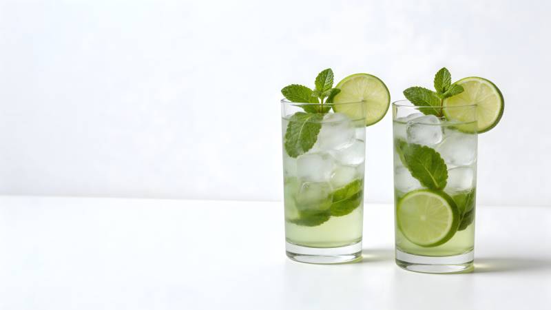 清凉薄荷莫吉托图片