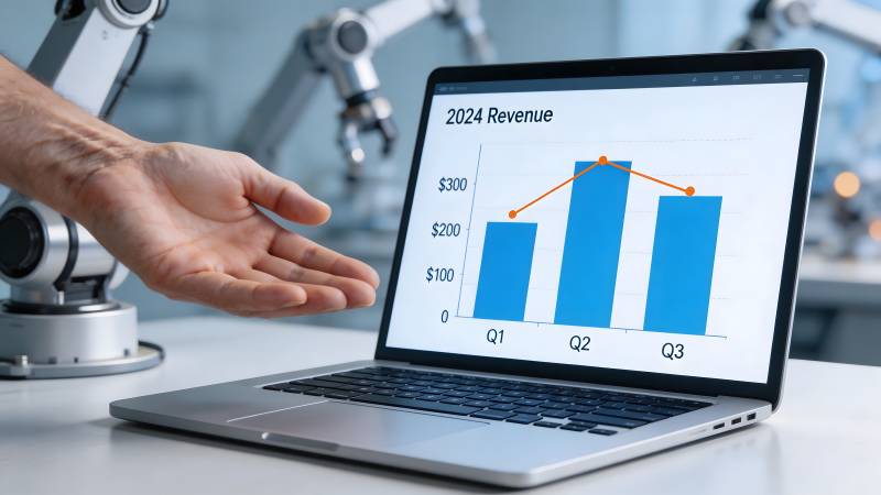 营收增长趋势图片