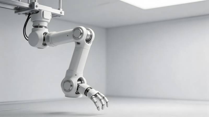 机械臂在空旷空间中图片