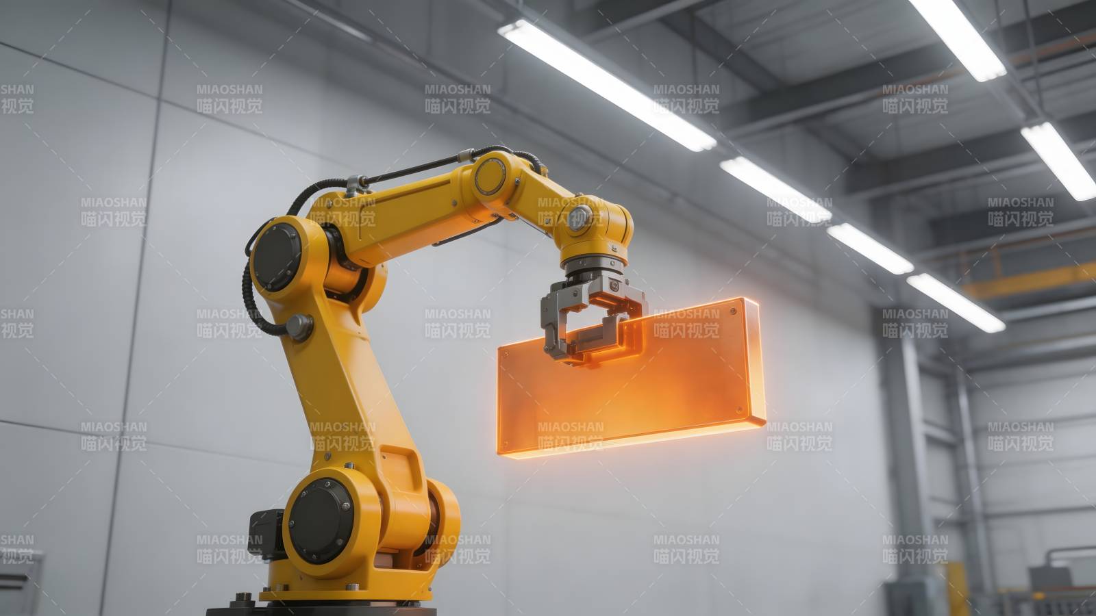 智能机械臂作业图片