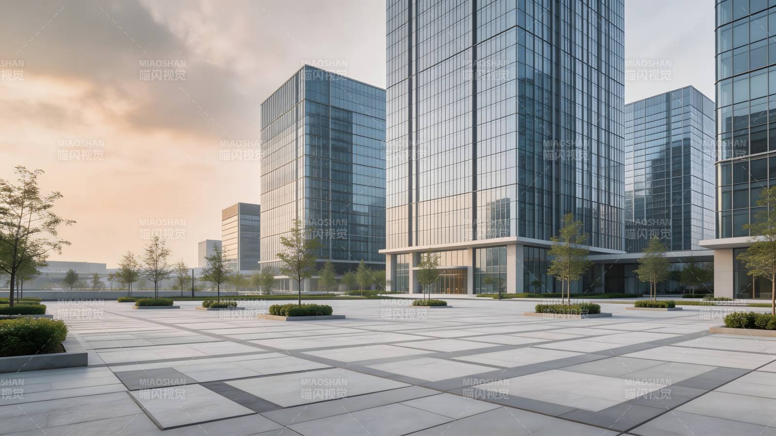 现代都市建筑群图片