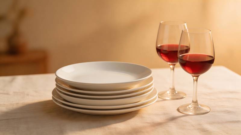 美酒佳肴待客来图片