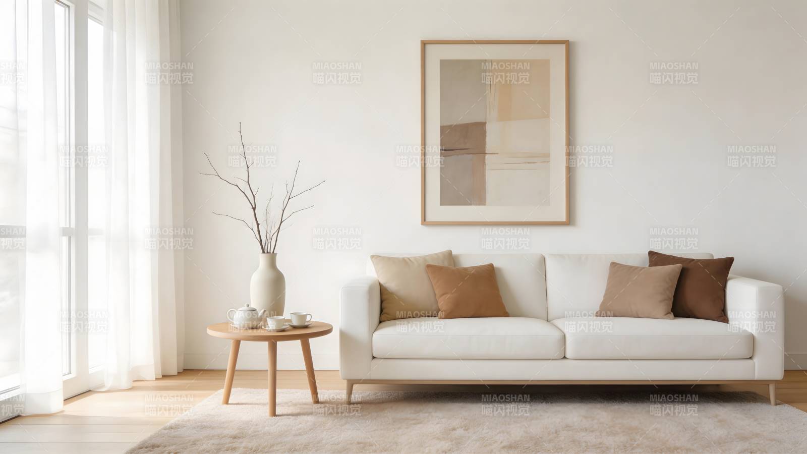 简约客厅布置图片