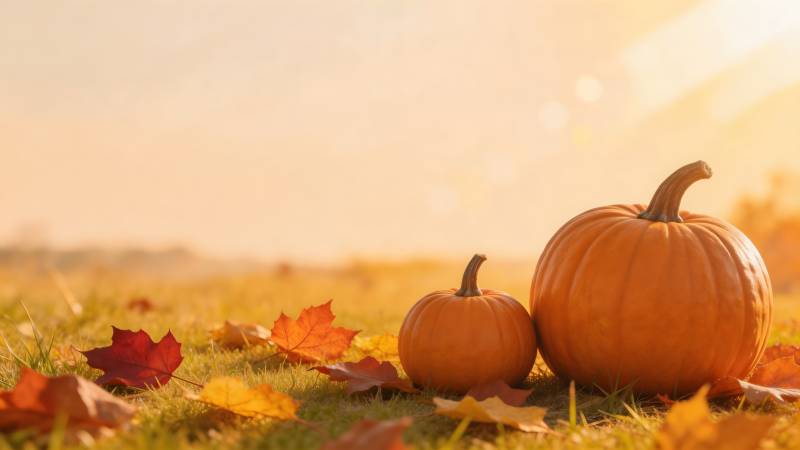 秋日南瓜静景图片