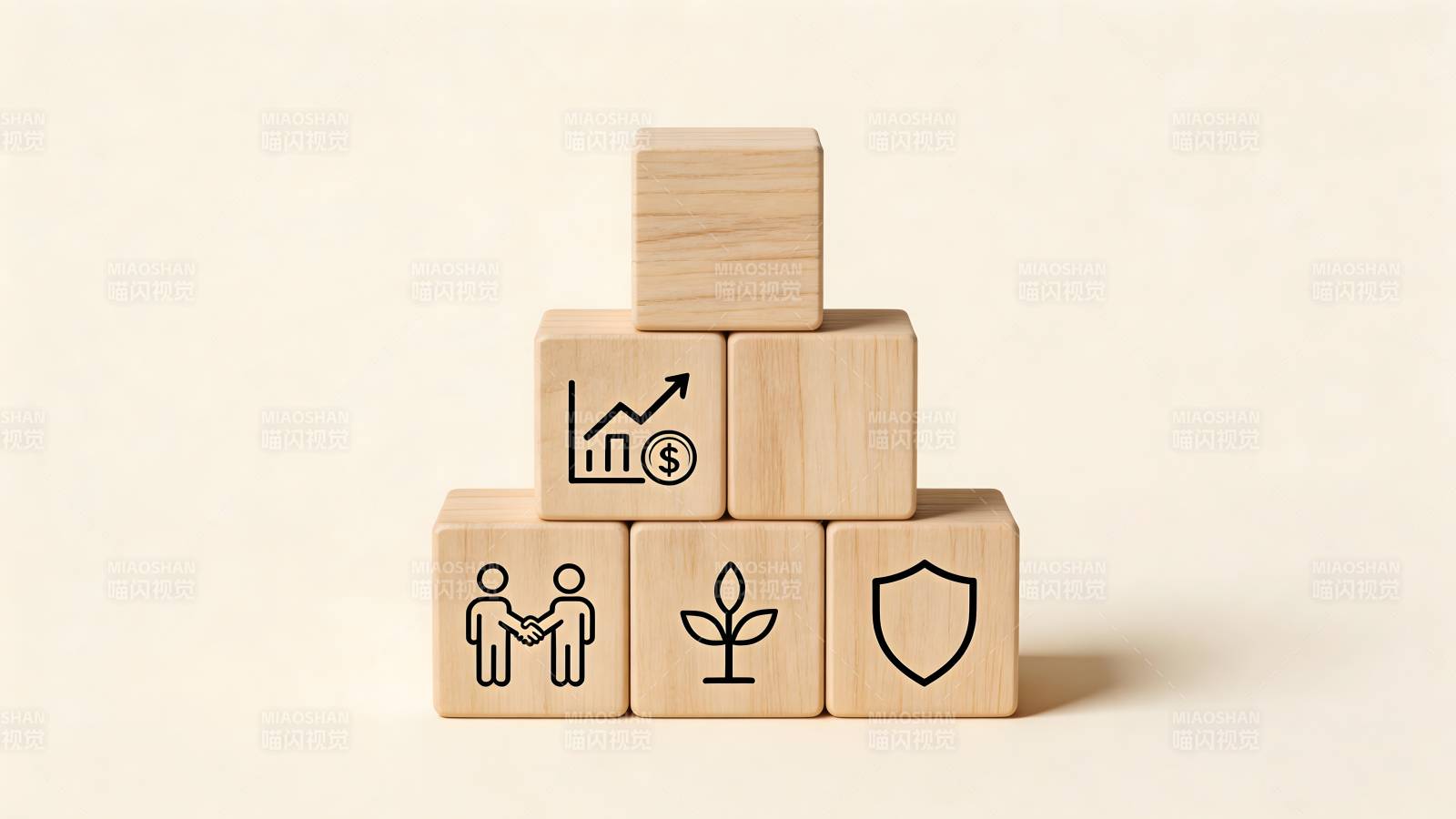 木块象征成长与保护图片