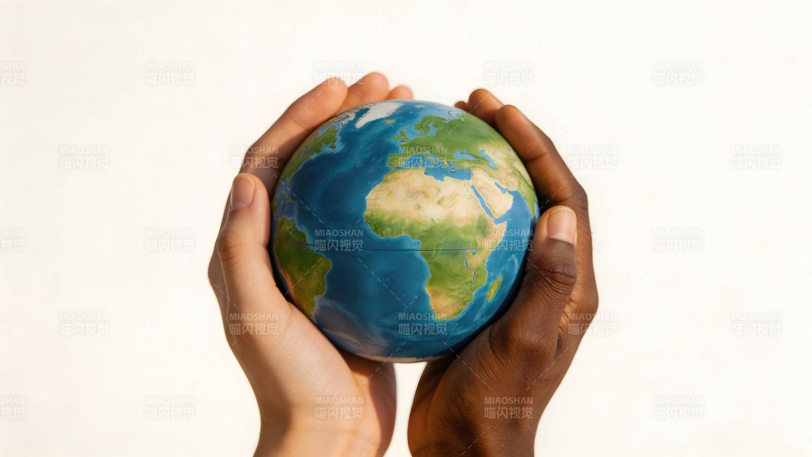 双手托举地球图片