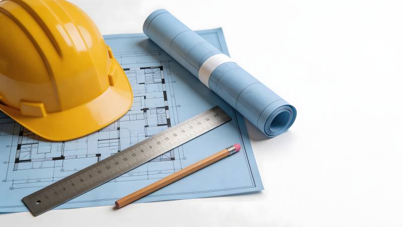 建筑施工设计图图片