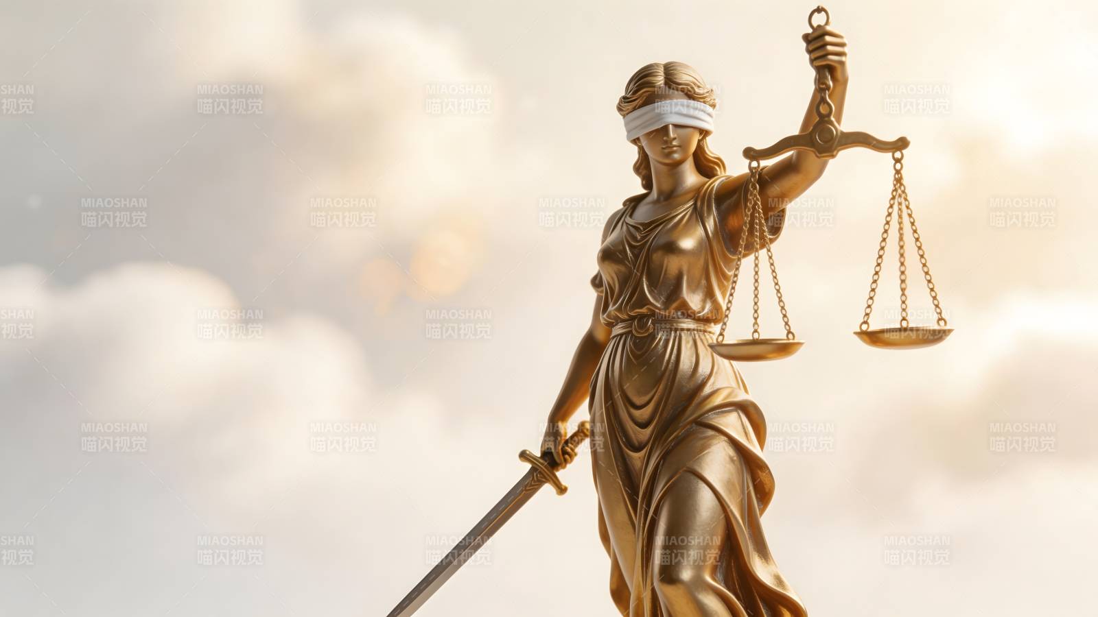 正义女神持天平图片