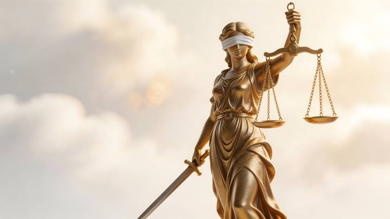 正义女神持天平图片