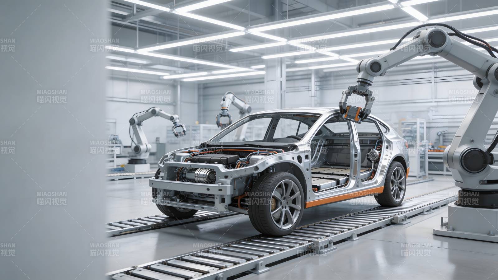 智能汽车生产线图片