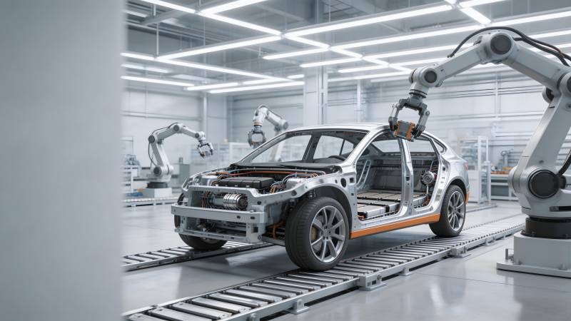 智能汽车生产线图片