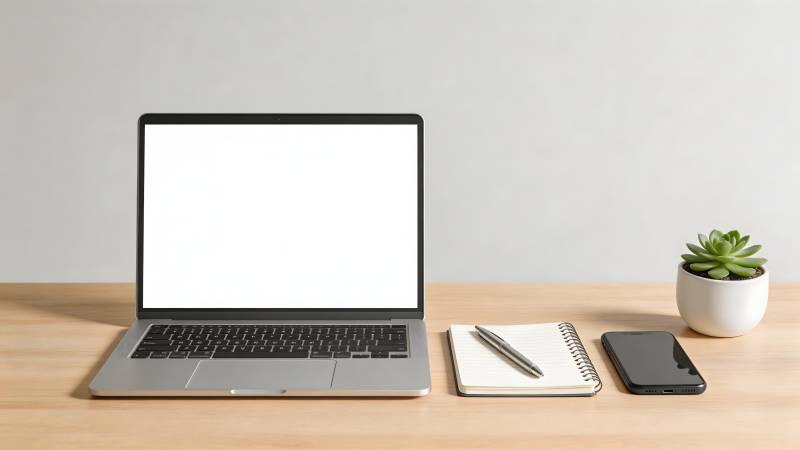 简约办公桌面图片