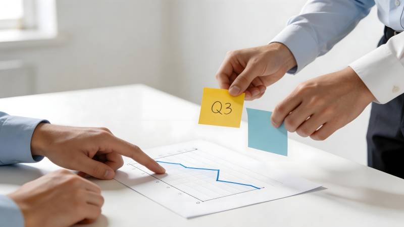 季度数据分析讨论图片