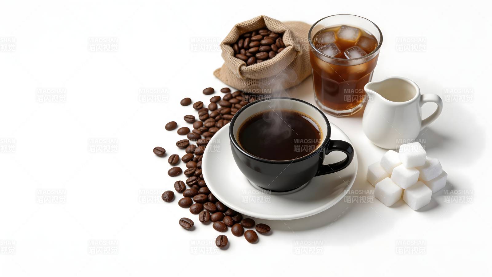 咖啡与豆糖相伴图片