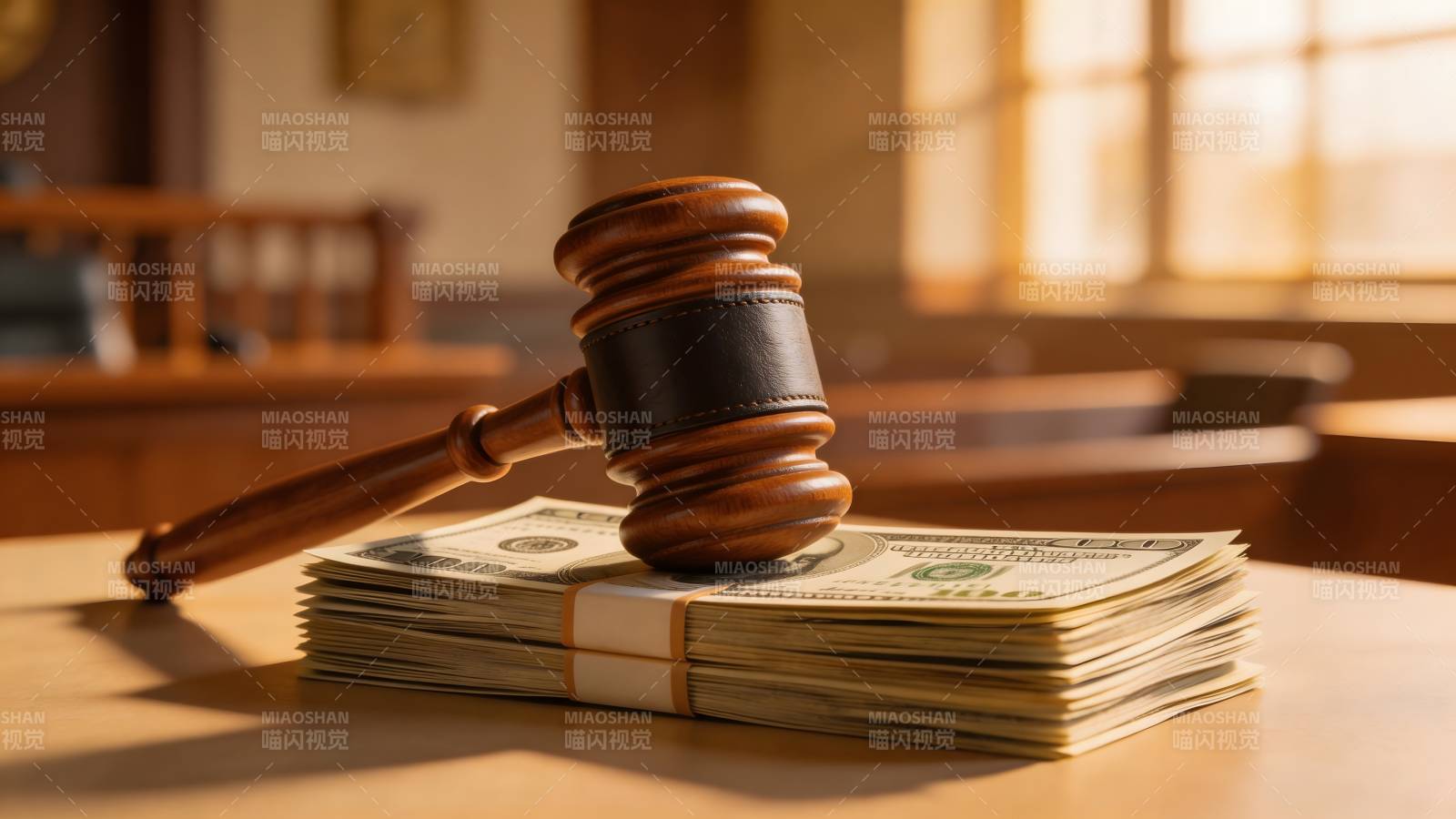 法槌压钱 法庭风云图片