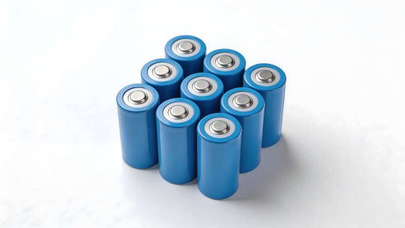 蓝色电池堆叠图图片