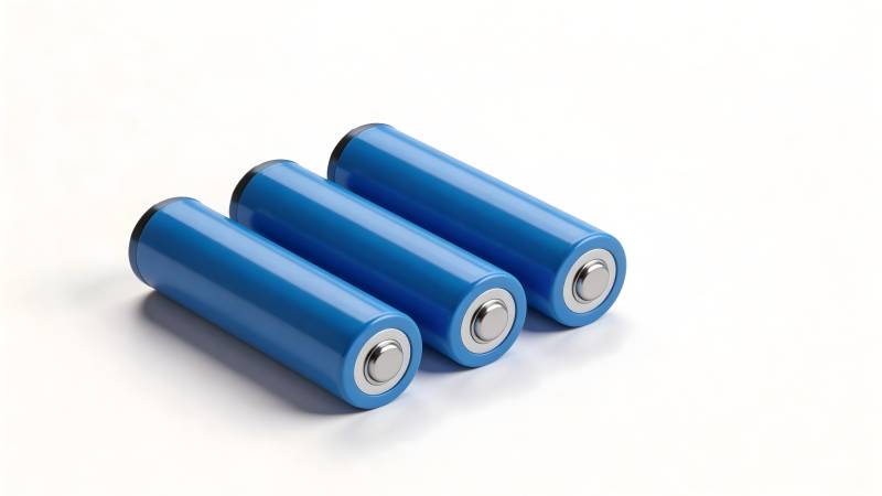 蓝色电池三枚图片