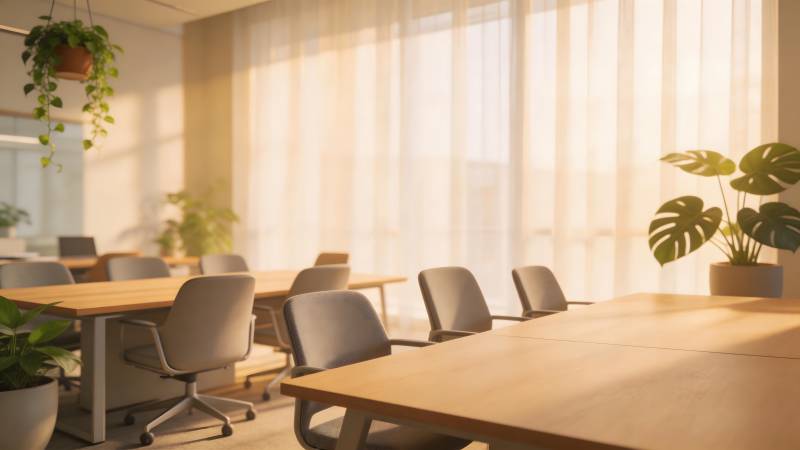 明亮办公空间图片