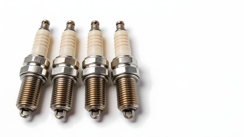 四支火花塞排列展示图片