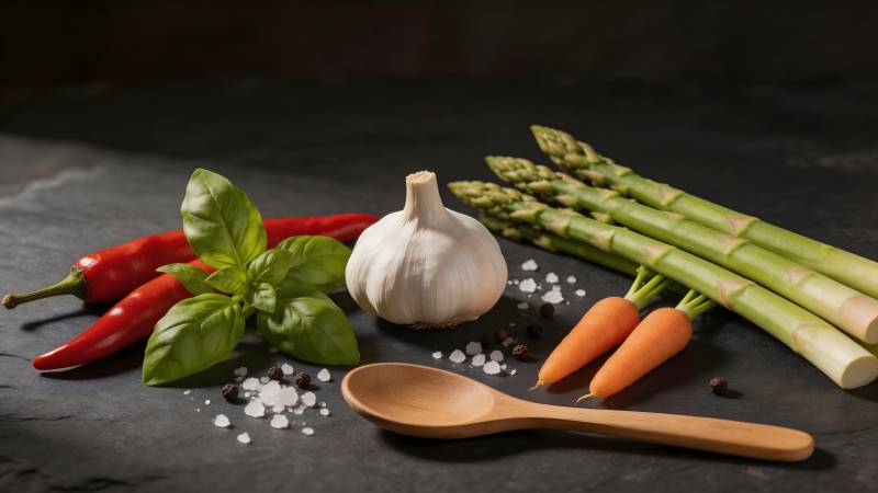 新鲜食材摆拍图片