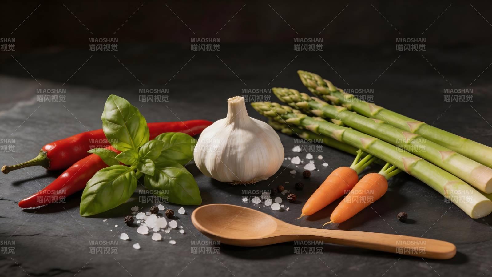 新鲜食材摆拍图片