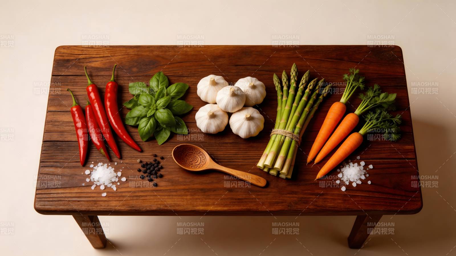 新鲜食材摆盘图片