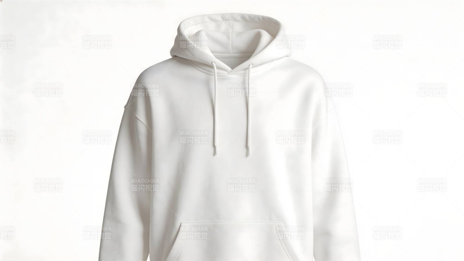 白色连帽卫衣图片