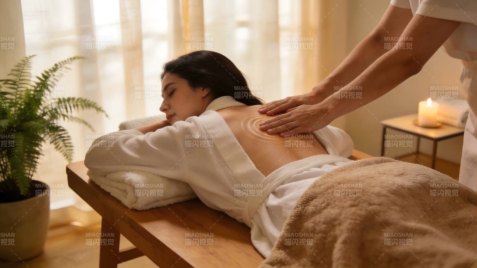 舒缓背部按摩体验图片