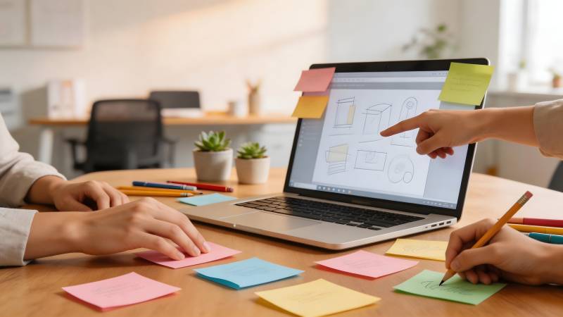 团队协作办公场景图片