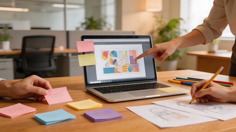 团队协作办公场景图片