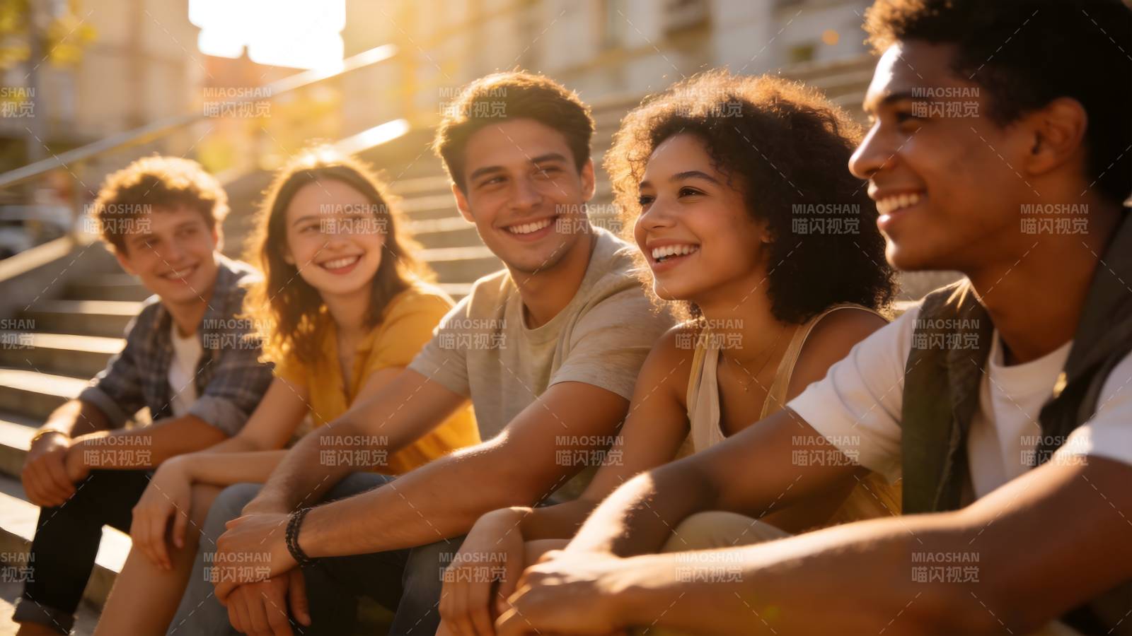 青春洋溢的笑脸图片