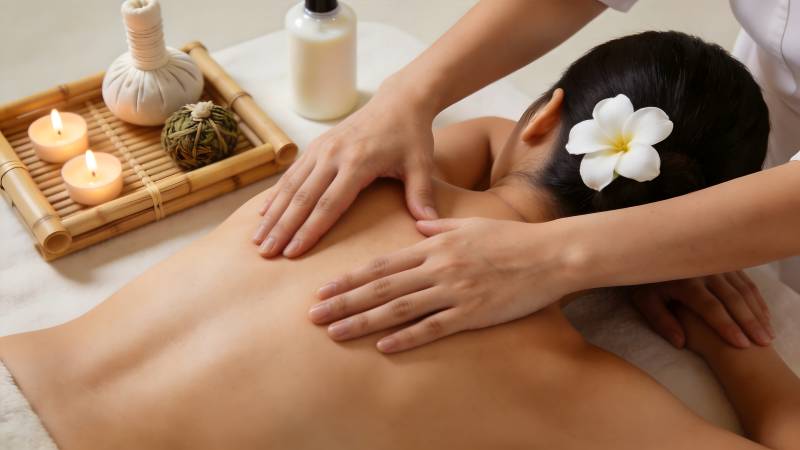 舒缓背部按摩体验图片