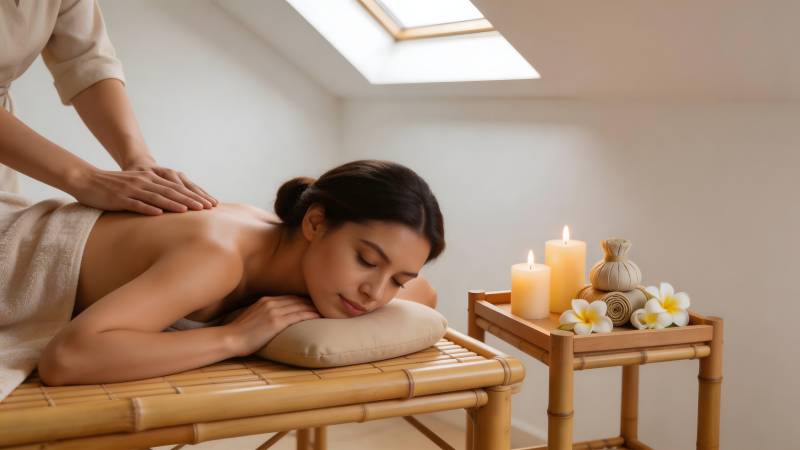 静谧按摩时光图片