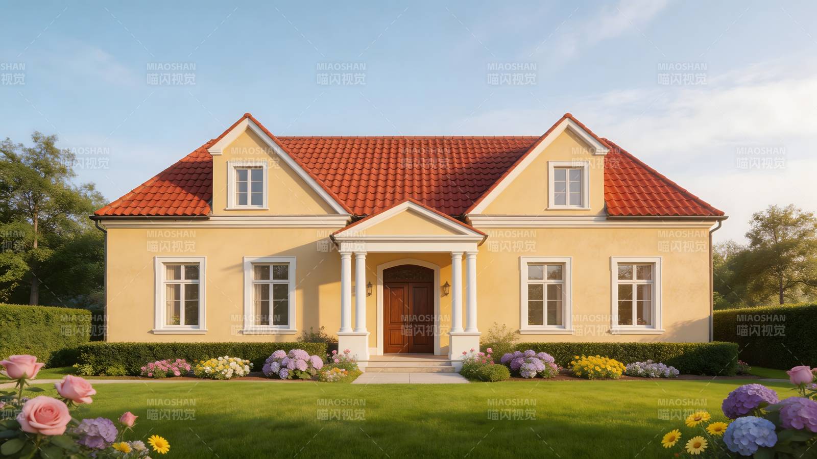 温馨田园小屋图片