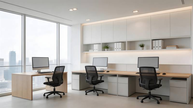 现代简约办公空间图片