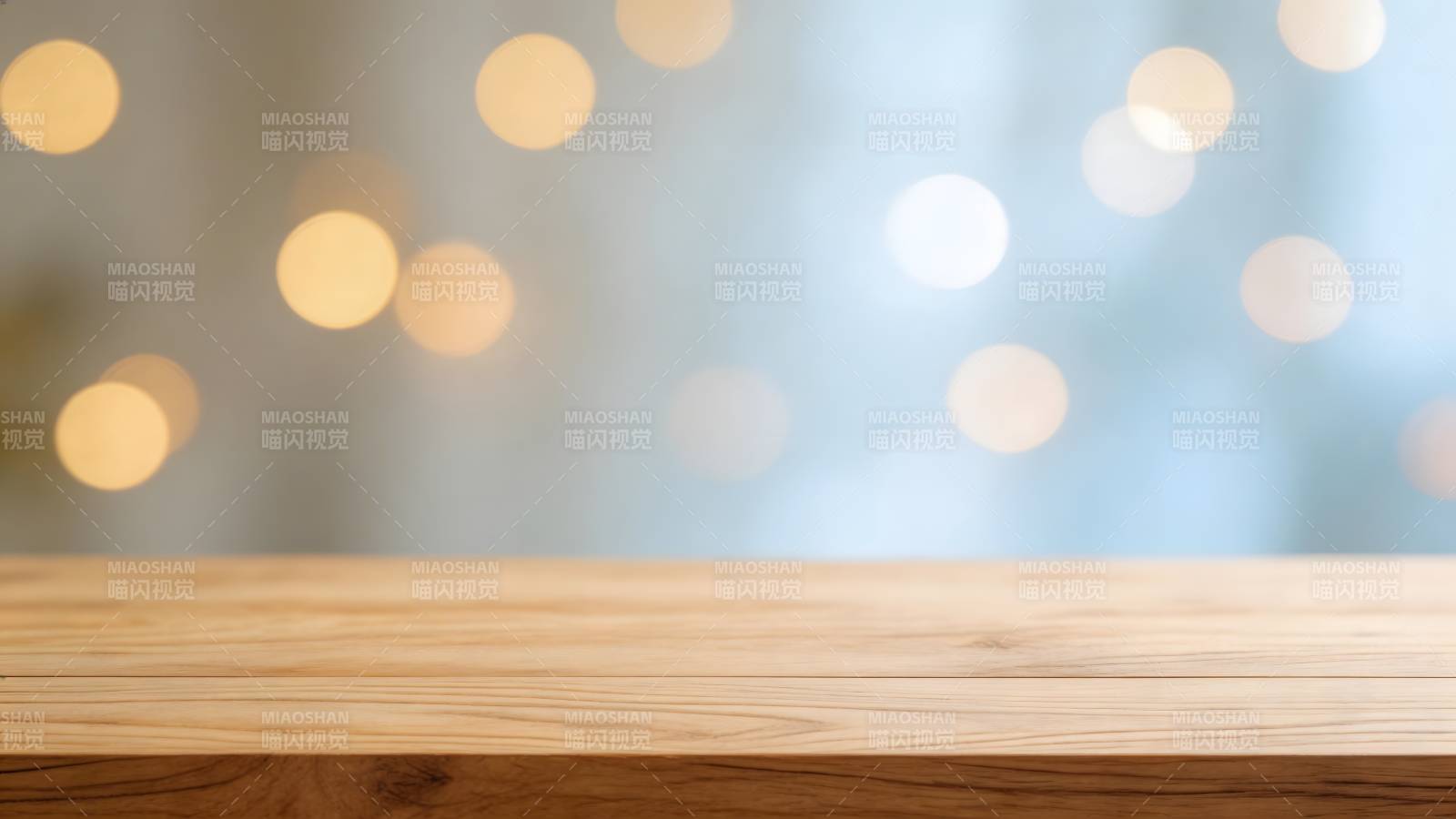 木质桌面背景光斑图片