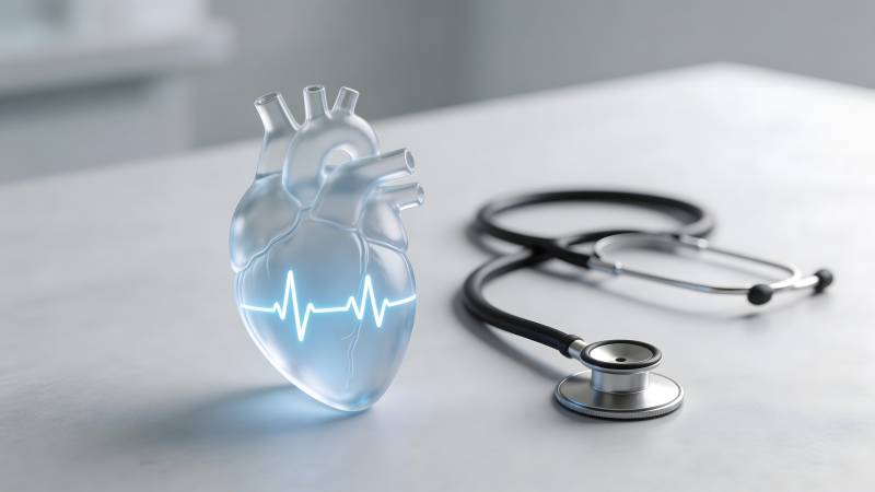 心电图与听诊器图片