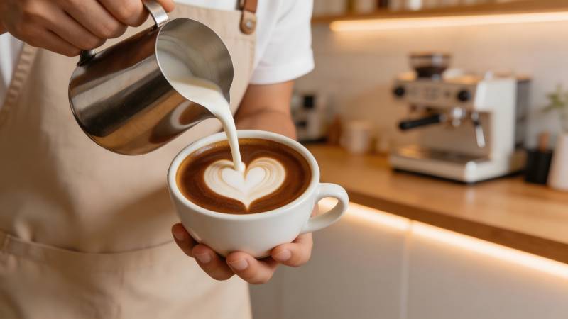 拉花艺术 咖啡之美图片