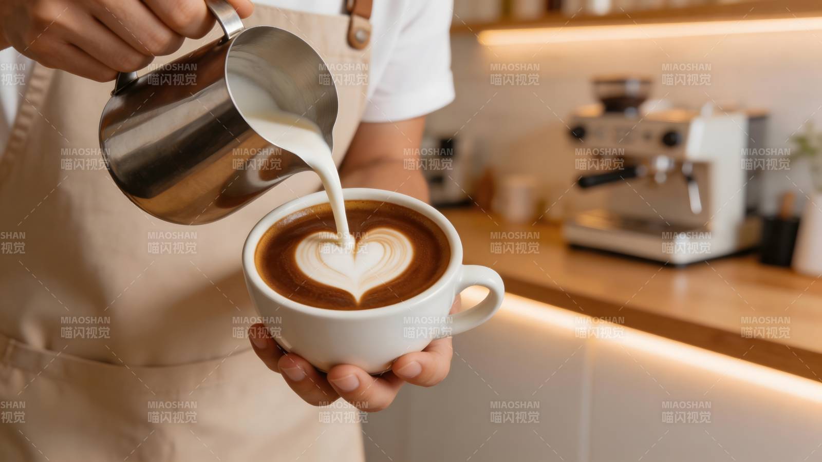 拉花艺术 咖啡之美图片