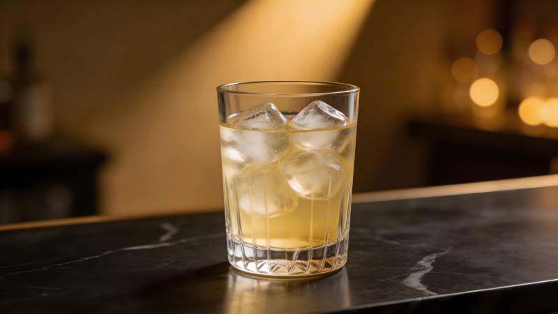 冰镇鸡尾酒特写图片