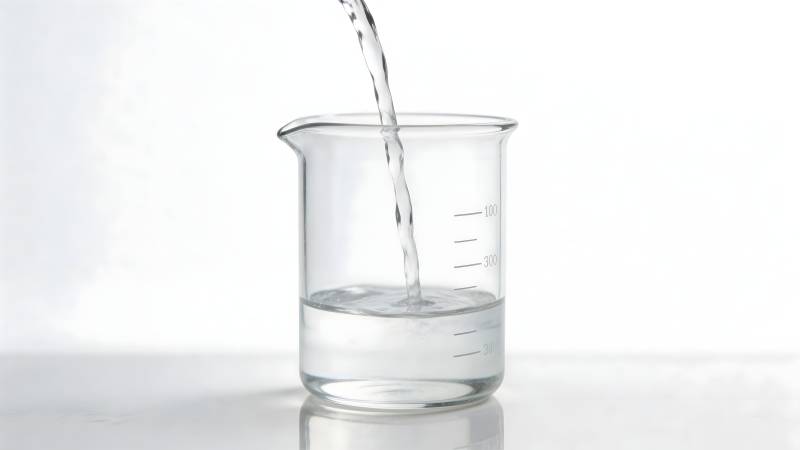 水注入烧杯图片