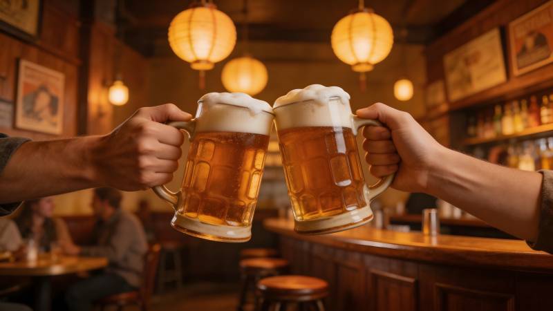 举杯共饮 欢聚时刻图片